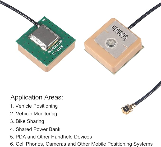Alinan 3pcs GT-U7 GPS Module Navigation Satellite Positioning GPS Receiver Compatible with NEO-6M 51 MCU STM32 Low Power High-Precision Positioning for Vehicles