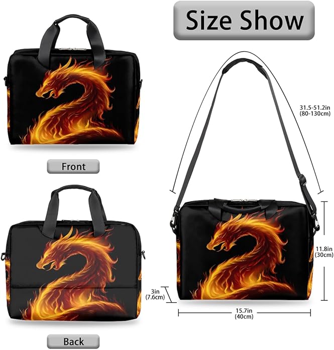 Cute Laptop Shoulder Bag for Women Men, Computer Laptop Bag Laptop Sleeve Case Laptop Satchel Briefcase Carrying Bag QA-1