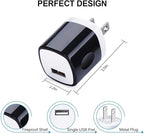 Wall Adapter 10 Pack,UorMe 1A 5V Single Port Charger Power USB Plug Charging Cube Block Box Compatible iPhone 14 13 12 SE 11, Galaxy S23 Ultra S22 S21 FE S10e S9 A13 A03s A71 A51 Note20 Google 8A 7A