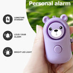 Personal Alarm for Women Kids and Elders Safe Sound, 130dB Siren Emergency Self-Defense Security Alarm Keychain Loudly with LED Light (Emerald+Violet)