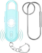 Personal Safety Alarm for Women Girls, 130dB Loud Siren with Key Chain, SOS Strobe Light, Flashlight, Double Speakers Help Kids/Elders/ Students Emergency Call, Gift for Self Defense Device