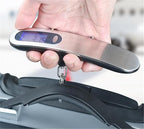 Luggage Scale, 50kg/110lb Portable Mini Suitcase Scale Household Digital Display Scale Applied Aircraft Luggage Outdoor Scale Weighing Balance
