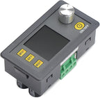 DROK DC Buck Converter Adjustable Color LCD Display, 6-55V to 0-50V 5A Step Down Converter Voltage Regulator Power Supply