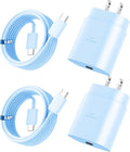 Super Fast Charger Type C, 25W USB C Wall Charger Fast Charging for Samsung Galaxy S26 Ultra/S26/S26+/S25 Ultra/S25/24 Ultra/S24/S23 Ultra/S22 Ultra with 6.6FT Long Android Type C Charger Cable 2Pack