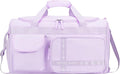 MAXTOP Gym Bag for Women Men Travel Duffle Bag Large Capacity Carry On Weekender Overnight Bag With Shoe Compartment Gym Tote Dry Wet Separation Duffel Bag for Travel