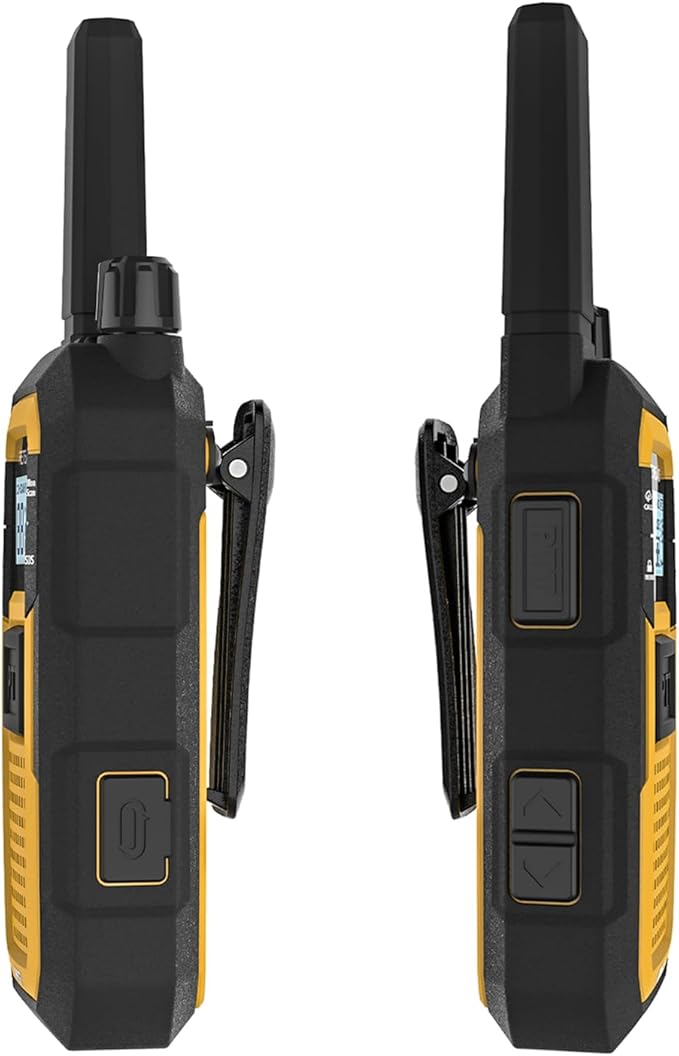 Retevis RB48 FRS Walkie Talkies Long Range, Rugged & IP67 Waterproof & Floating, Mil-Standards 810H Two Way Radio, Heavy-Duty, NOAA, Rechargeable, 20hr Battery, Emergency Radio(2 Pack)