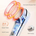 TOUCHBeauty Face Massager Hot and Cold, 42℃/6℃ Vibration Device for Smoother Tighter Face, Portable Facial Lifting Tool for Women, Perfert for Travel, Home