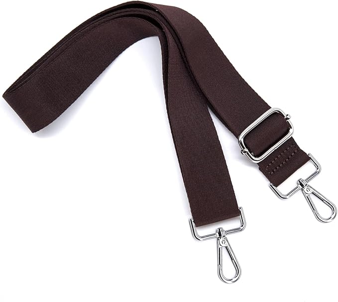 S&loyoe Thickened Solid Color Purse Straps Replacement Crossbody Bag Strap Adjustable Wide Guitar Straps for Handbags 1.5inch