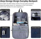 MAXTOP Travel Laptop Backpack Business Anti-theft Backpacks[Water Resistant] College Bookbag Fits 18.4 Inch Laptop