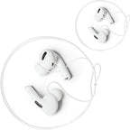 Anti-Lost Strap for Airpod Pro, New Version Strap for Wireless in-Ear Earbuds with Ear Tips, Airpod Pro Lanyard - White 2pack(Compatible with Airpods Pro 1 2 3, Sony, Beats, Samsung, Bose)