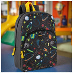 Trail maker 15 Inch Kids Backpacks for Boys & Girls | Preschool, Kindergarten, Elementary School Backpacks with Adjustable, Padded Straps (Stellar Space)