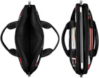 Laptop Shoulder Bag for Women Men, Waterproof Computer Case Messenger Bag Briefcase for Business Office Travel