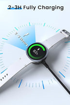 2 in 1 USB C/A Charger Compatible with Samsung Galaxy Watch 8/8 Classic /7/6/6 Classic/5 Pro/5/4/3/FE/Ultra 2025/2024/Active 1/2 Smartwatch 2 Pack Magnetic Fast Charging Cable-100cm