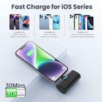 [2 Pack] Small Portable Charger for iPhone14/13,Upgraded 5200mAh PD Fast Charging Power Bank,Cute Mini Portable Phone Charger Compatible with iPhone 14/14 Pro Max/13/13 Pro/12 Pro/11/XR/X/8/7/6 etc