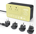 1600W 220V to 110V Converter for European International Travel, Universal Power Plug Adapter Voltage Converter US to Europe, Plug & Play, No Limitations - Power Any American Appliances Overseas