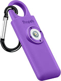 Thopeb–The Original Personal Safety Alarm for Women Self Defense – Elders & Kids Self Defense Keychain Siren – 135dB Loud Siren Bird Sound – Cute Key Chains Protection (Deep Purple)