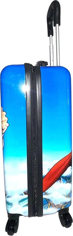 Fast Forward Superman Kids Luggage 20" Hard-Side Carry-On Spinner Luggage