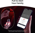 SwitchBot 130 dB Personal Safety Alarm for Women with Apple Find My APP, Extra-Loud Siren & Strobe Light, Waterproof Self Defense Keychain for Women, College Girls and Kids (White)
