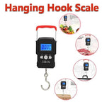 Luggage Weight Scale, Portable Hanging Hook Scale 50Kg LCD Digital Display Handheld Mini Electronic Weighting Scale Fishing Travel Luggage Scale,for Travel