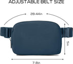 Belt Bag for Women Fanny Pack Crossbody Bags for Women Fashion Waist Packs with Adjustable Strap Gifts for Women Men (Navy)