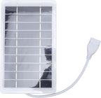 Zunate Solar Panel Power Bank with Dual USB Outputs, Monocrystalline Silicon Phone Charger for Outdoor Camping and Charging Tablets or Cameras At 9 X 16cm Size