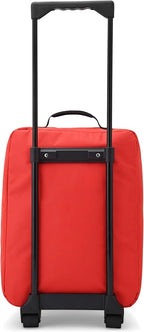 Fast Forward Cars Luggage 16" Soft Side Wheeled Pilot Case- Rolling Suitcase 16x12x5
