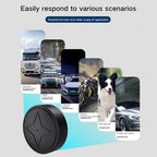 GPS Tracker for Vehicles, Strong Magnetic Car Vehicle Tracking Anti-Lost, No Monthly Fee, No Subscription, Multi-Function GPS Mini Locator with Free App (PG12-18)