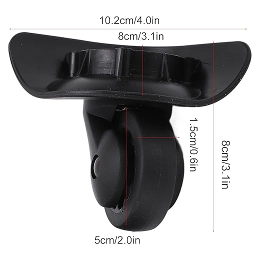 Luggage Wheel Suitcase Replacement Wheels Swivel Silent Rolling Travel Trolley Case Cart Casters 1 Pair A53