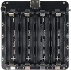 diymore 18650 Battery Holder Four Li-ion V9 Battery Shield Micro USB 5V/3A 3V/1A Power Bank Battery Charging Module (4 Holders)