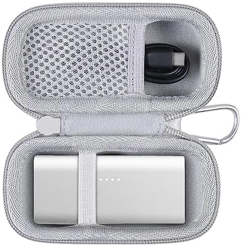 co2CREA Hard Case Compatible with Anker 621 Nano Power Bank 5,000mAh 12W Portable Charger, White Case