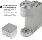 Keurig K-Mini Plus Single Serve K-Cup Pod Coffee Maker, with 6 to 12oz Brew Size, Stores up to 9 K-Cup Pods, Travel Mug Friendly, Studio Gray