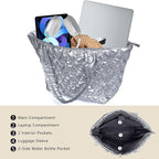 BUG Lightweight Women Laptop Tote Bag for Work, Casual Handbag for Travel Beach College Teacher