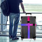 Luggage Straps for Suitcases TSA Approved-2 Pack Bright Personalized Luggage Belt Strap for Suitcase/Carry On Bag Luggage Accessories for Travel (Gradient)