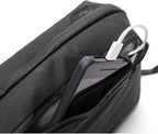Peak Design Tech Pouch, Black, Electronics Organizer for Travel or Everyday Carry, Origami-Style Storage, Cable Pass-Through, Weatherproof Recycled Nylon, Gear Carry Bag for Men and Women