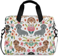 Dachshund Print Laptop Case 15.6 inch Computer Bag Waterproof Laptop Briefcase Laptop Bag for Women & Men