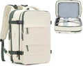 coofay Expandable Travel Backpack For Women Men Airline Approved Personal Item Backpack For Airlines Carry On Backpack Flight Approved Waterproof Backpack For Traveling On Airplane Travel Bag