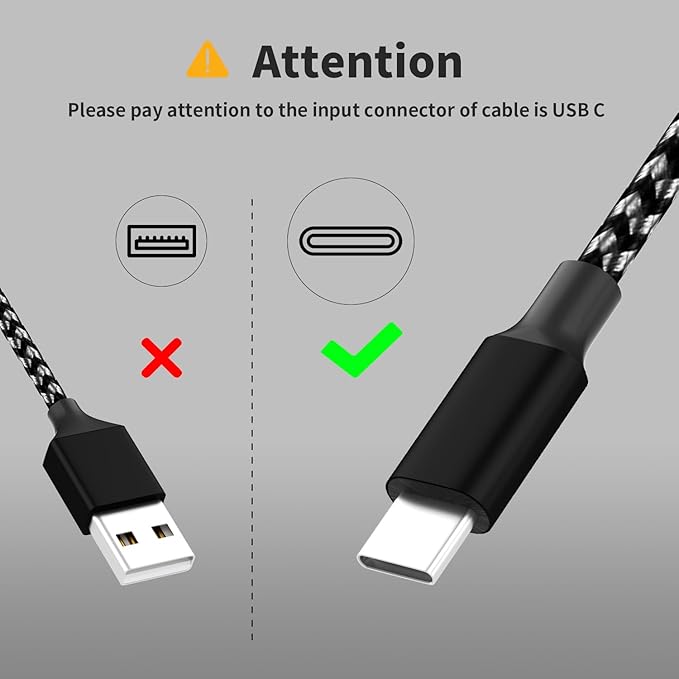 IDISON USB C Multi Charging Cable [2Pack 4FT], 3 in 1 Charging Cable Nylon Braided USB-C Multiple Charger Cord with Type-C, Micro USB and IP Port for iPhone 17/16/15 Series/Cell Phones and More