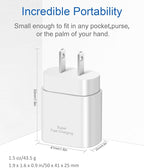 Type C Charger Fast Charging for iPhone 17 16 15,USB C Samsung Chargers Block 25W Super Fast Chargers for Samsung Galaxy S25/S24 S23 S22 S21/iPhone Air/17/17 Plus/17 Pro Max/16 Pro Max/15 Plus(White)