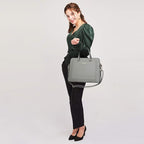 Dasein Laptop Bag for Women 14 Inch Computer Shoulder Bag Large Capacity Messenger Bag Business Office Professional Work Tote