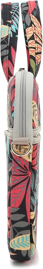 kayond Forest series Black Patten water-resistant Laptop Shoulder Messenger Bag Case Sleeve for 15 Inch 15.6 Inch Laptop