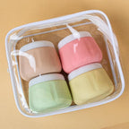 vodvob Travel Bottles Set - TSA Approved, Leak Proof, Refillable Silicone Toiletry Containers
