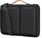 zhongningyifeng Business Laptop Sleeve Briefcase 14/15.6 Inch, Polyester Messenger Bag for Work, Travel, Commute