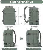 Extra Backpack For Traveling On Airplane Travel Backpack For Women Men Airline Approved Carry On Bags For Airplanes Gym Bag With Shoe Compartment Waterproof Laptop Backpack Camping Hiking Backpack