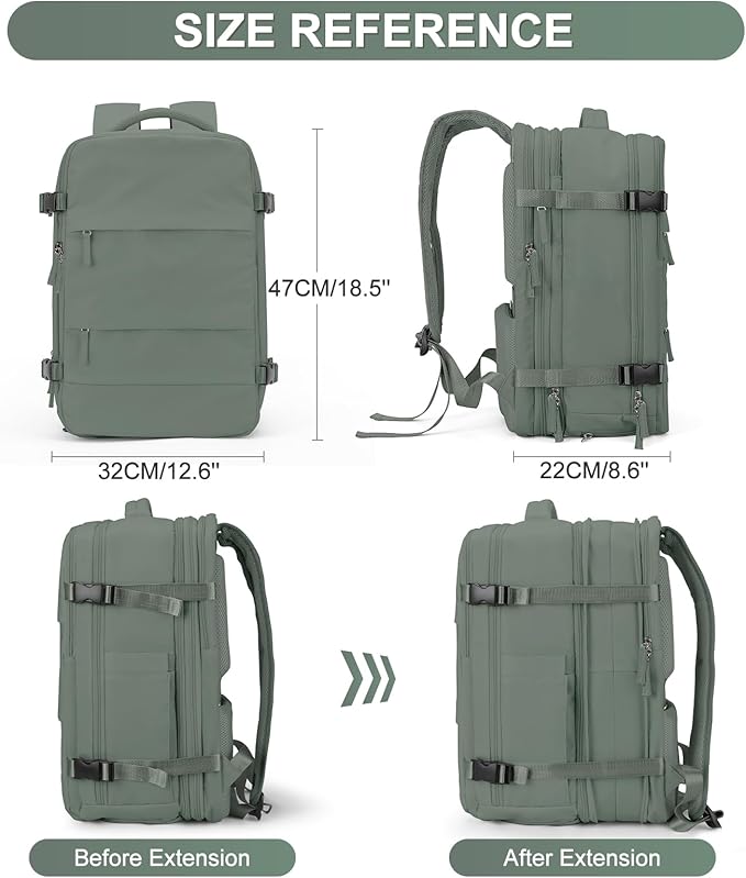 Extra Backpack For Traveling On Airplane Travel Backpack For Women Men Airline Approved Carry On Bags For Airplanes Gym Bag With Shoe Compartment Waterproof Laptop Backpack Camping Hiking Backpack