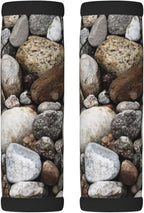 2 Pack River Rocks Cobblestones Luggage Handle Wraps Suitcase Tags Identifiers for Travel Accessories