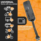 4G-Tracker - GPS Tracker for Vehicles: Car, Motorcycle and Truck | Direct Battery Connection and Built-in SIM | Vehicle Tracking with App, Anti-Theft, Speed Alert | Low-Cost Subscription Plans