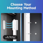 Electrical Outlet Extender Stick - Modular Expandable Power Extender with 2 AC Outlets & 3 USB Ports, for Behind Furniture