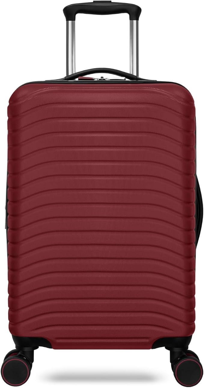 Everest Expandable Hardsided Spinner (Wine, 20-Inch Carry-On)