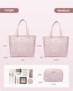 LOVEVOOK Tote Bag for Women,Lightweight Gym Tote Bag with Zipper,Work Tote with Laptop Pocket,Nurse Dance Yoga Bag for Travel