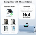 [2 Pack]Small Portable Charger for iPhone 17/16/15 Series,5000mAh 3A PD USB C Power Bank, Mini Travel Essentials Battery Pack for iPhone 17/17 Pro/16/16 Plus/16 Pro/15 Pro Max,Samsung,Android/LG etc